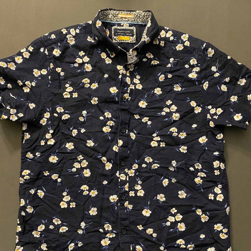 Denim and Flower men’s floral shirt